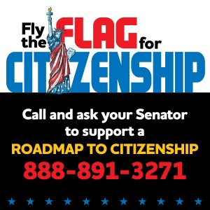 Fly Flag for Citizenship, Iowa Citizen Action Network, iowacan.org