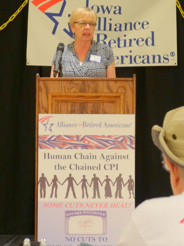 Sue Dinsdale, ICAN Executive Director, Iowa Citizen Action Newtwork, iowacan.org